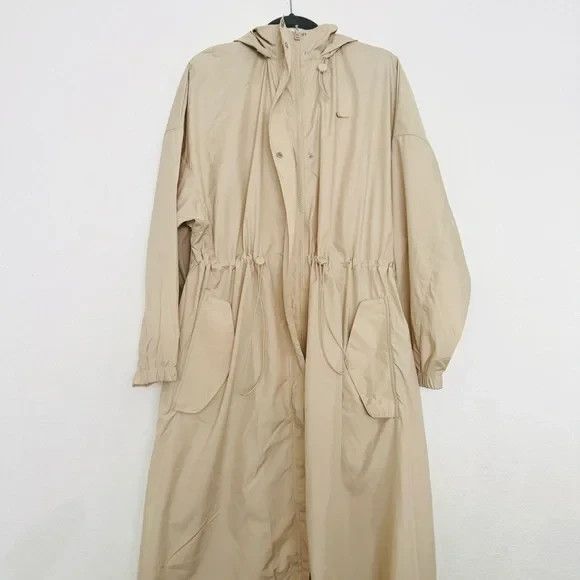Nike Sportswear Essential Trench Coat Lightweight Women XL Oversized UV Protect - Picture 6 of 11